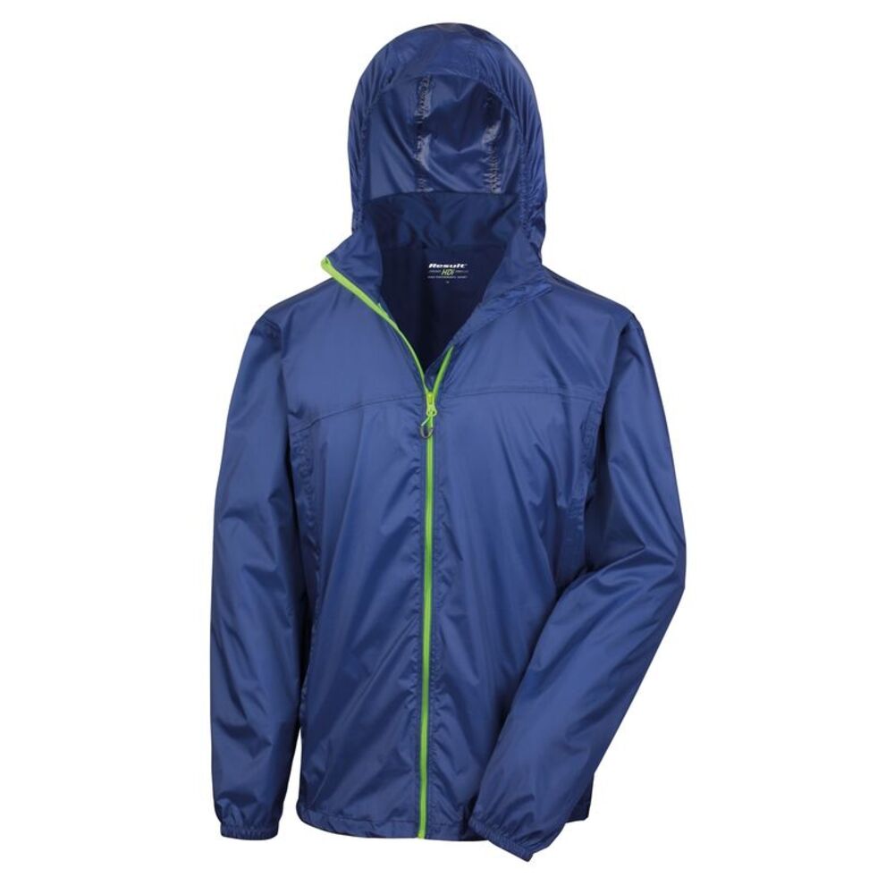 Result Unisex Urban Outdoor HDi Quest Hydradri Lightweight Jacket / Navy / Lime